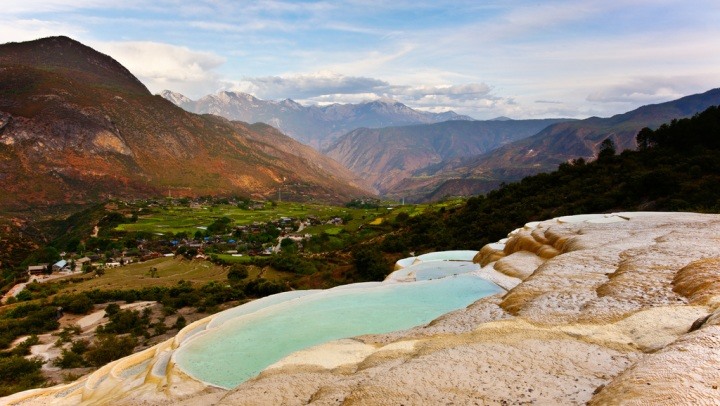 Çin'deki Pamukkale! Hayranlık Uyandırıyor 15