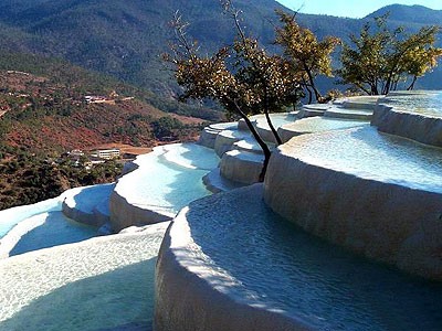 Çin'deki Pamukkale! Hayranlık Uyandırıyor 16