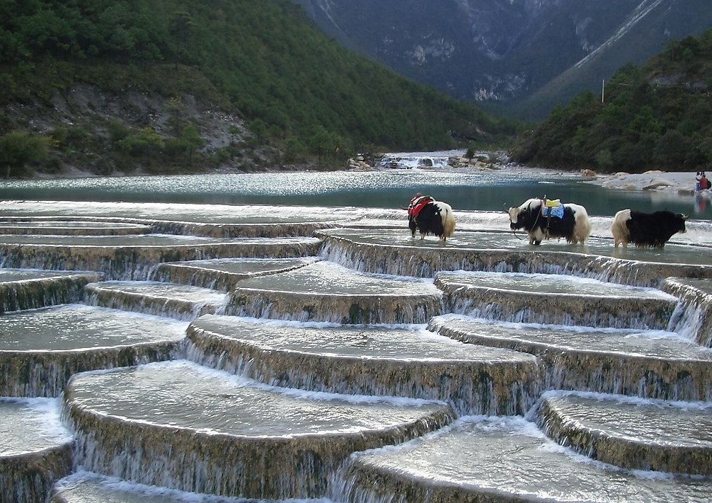 Çin'deki Pamukkale! Hayranlık Uyandırıyor 18