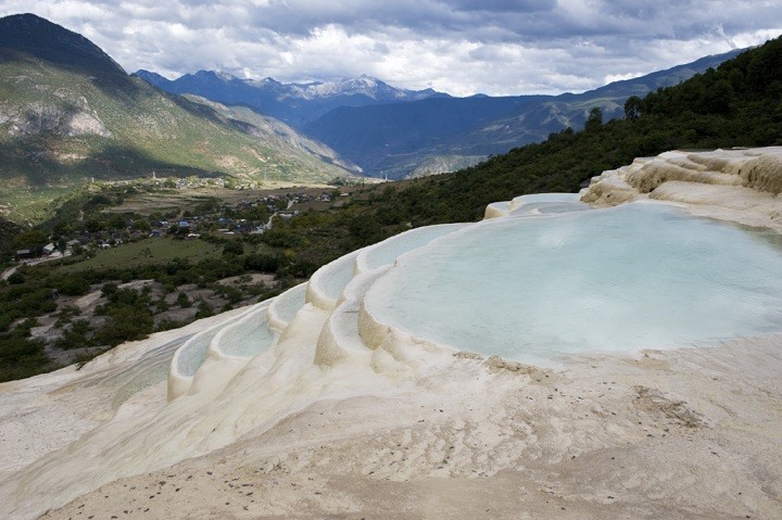 Çin'deki Pamukkale! Hayranlık Uyandırıyor 4