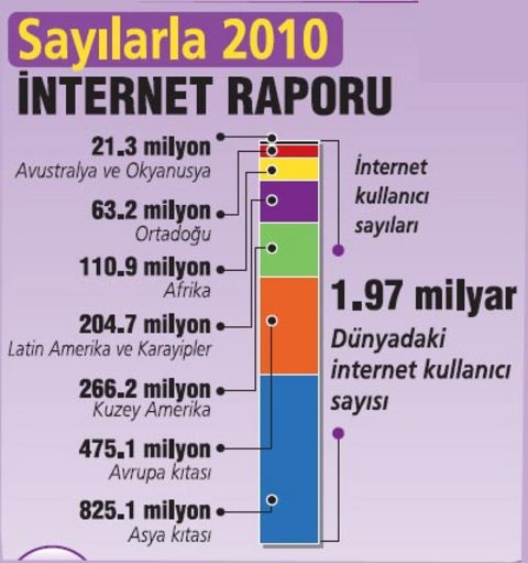 İşte 2010'un internet haritası 1