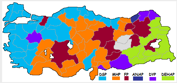 Son 76 yılın seçim sonuçları 45