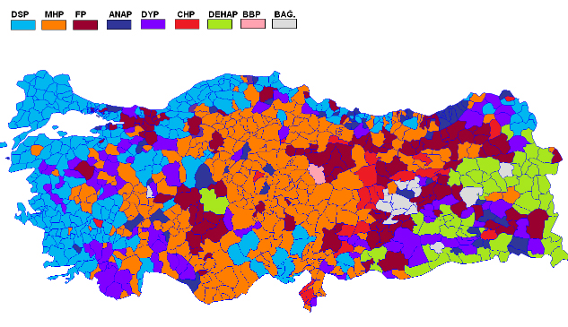 Son 76 yılın seçim sonuçları 47