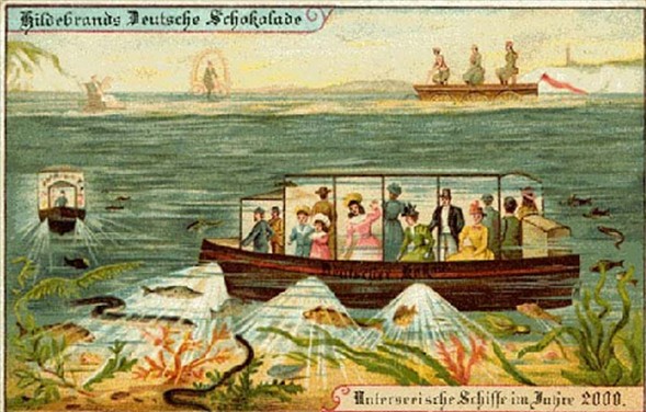 100 yıl önce geleceği böyle çizdiler 11