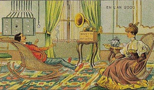 100 yıl önce geleceği böyle çizdiler 12