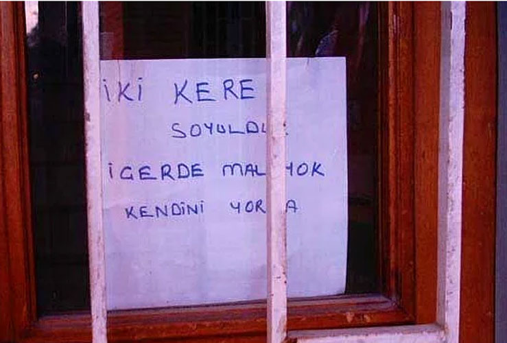Yurdum insanınından hırsızlara mesaj 3