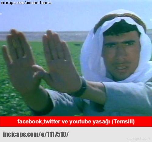 Twitter ve YouTube yasağı capsleri 1