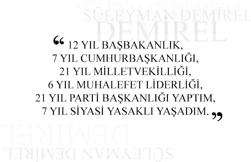 Süleyman Demirel'in hayatı 2