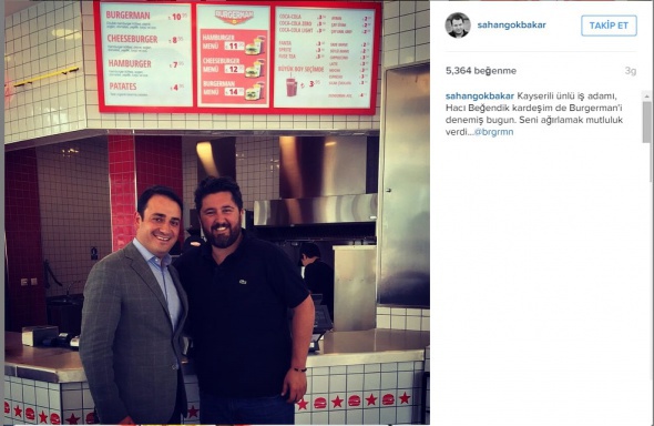 Şahan Gökbakar hamburgerci oldu 4