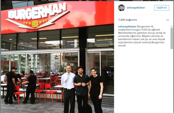 Şahan Gökbakar hamburgerci oldu 7