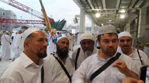 Kabe'deki vinç faciasının izleri 3