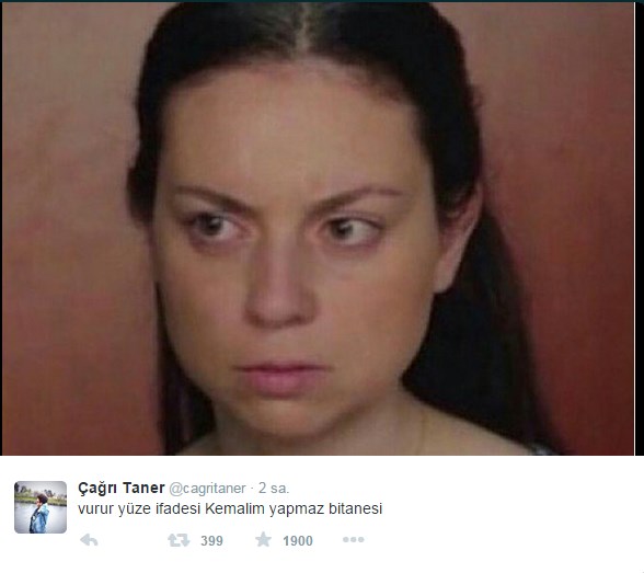 'Vurur yüze ifadesi' capsleri 10