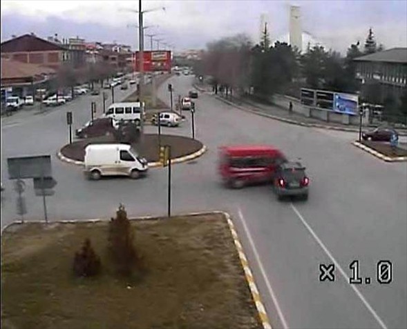 MOBESE'ye takılan kaza anları 1