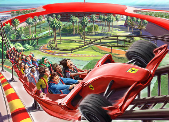 İşte Ferrari parkı 16