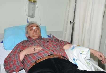 Gazeteciye dayak kamerada 1