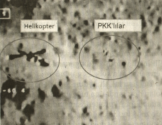 Gediktepe'ye saldıran PKK'lıların görüntüleri 1