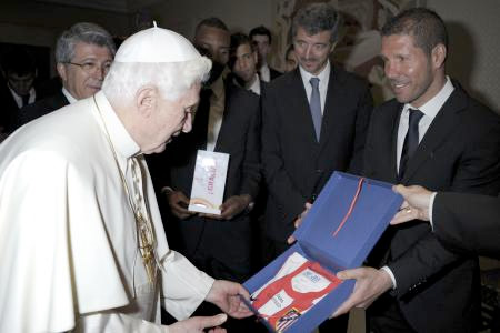 Arda Turan Papa'nın huzurunda 7