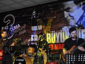 Erol Büyükburç, Konser Vereceği Salonda Anıldı