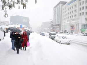 Muş'ta Kar Yağışı Sonrası Köy Yolları Ulaşıma Kapandı