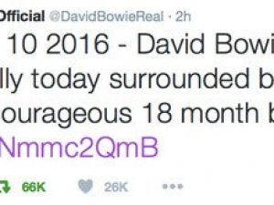 İngiliz Rock Yıldızı David Bowie Kansere Yenik Düştü