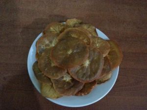 Hurmadan Cips Yaptı