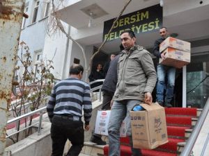 Tunceli'den Sur, Cizre ve Silopi'ye Yardım