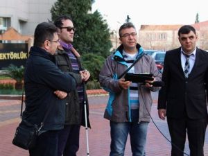 Engelliler, Akıllı Telefon Yardımıyla Kampüste Daha Rahat Gezecek