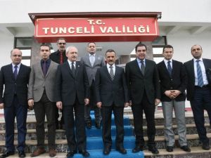 Kılıçdaroğlu, Tunceli Valiliği'ni Ziyaret Etti