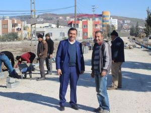 Toprakale Belediyesinden Parke Taşı Çalışması