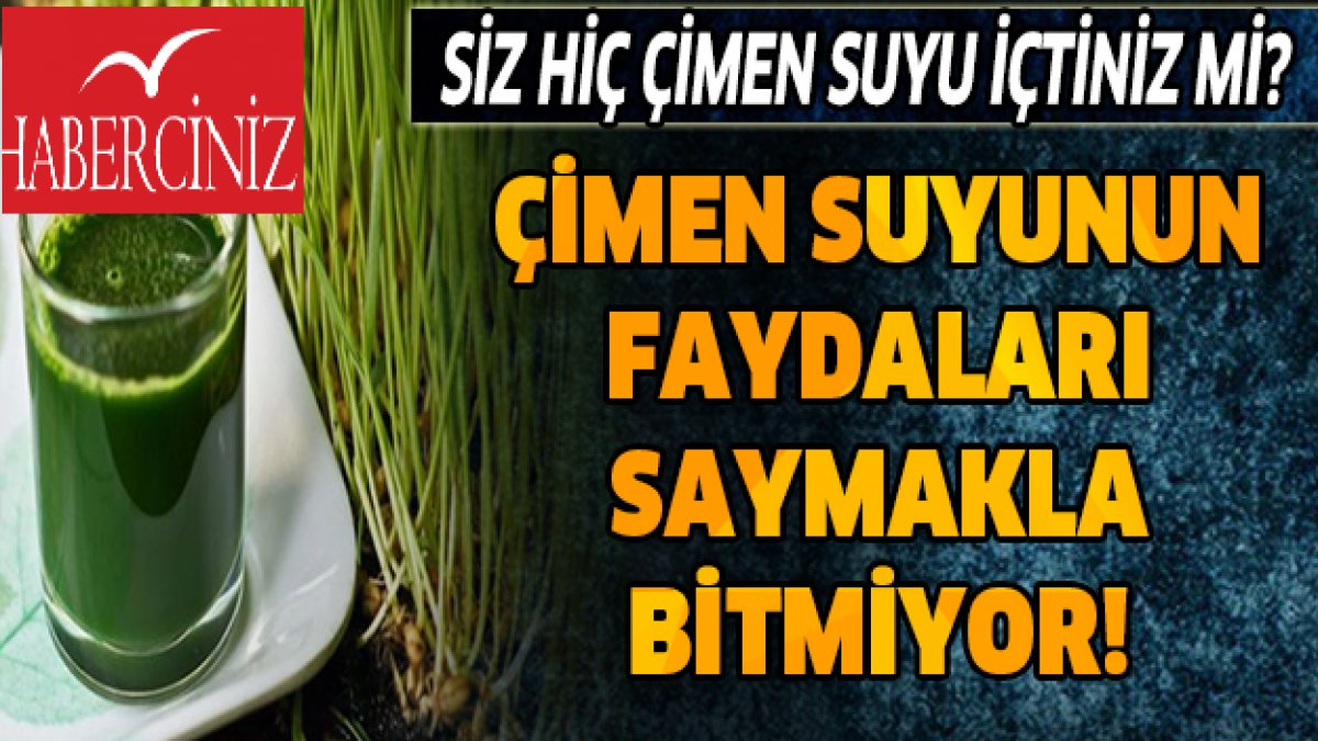 Aç Karnına 1 fincan çimen suyu içerek o sorundan kurtulun