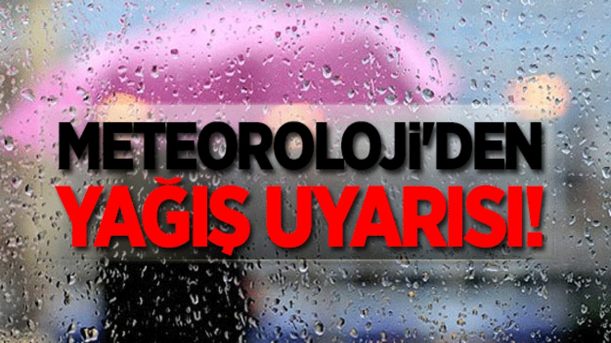 Meteoroloji Uyardı Soğuk ve yağışlı hava uyarısı verilen 10 il