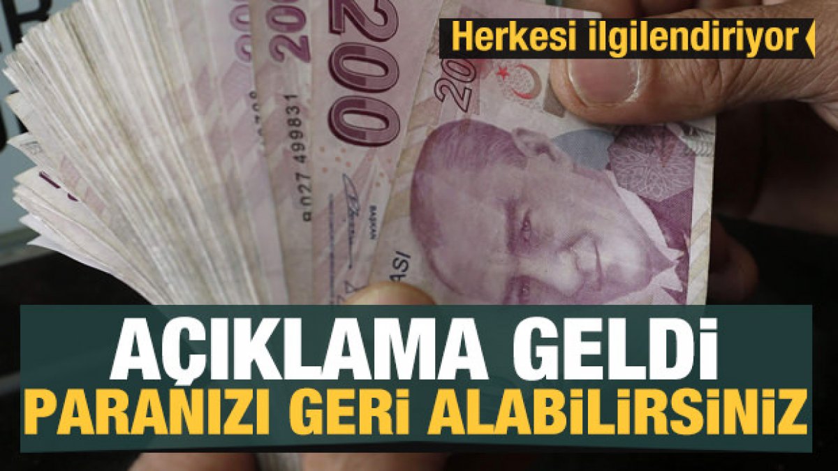 Haksız yere aldıkları ödemeler geri ödenmeye başlandı almak için başvurmak yetiyor