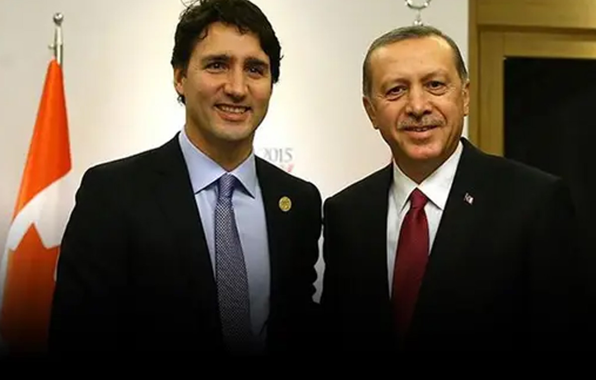 Cumhurbaşkanı Erdoğan, Kanada Başbakanı Trudeau ile görüştü