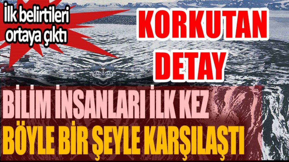Bilim adamları böylesi bir şeyle ilk kez karşılaştılar - İlk belirtileri hayrete düşürdü