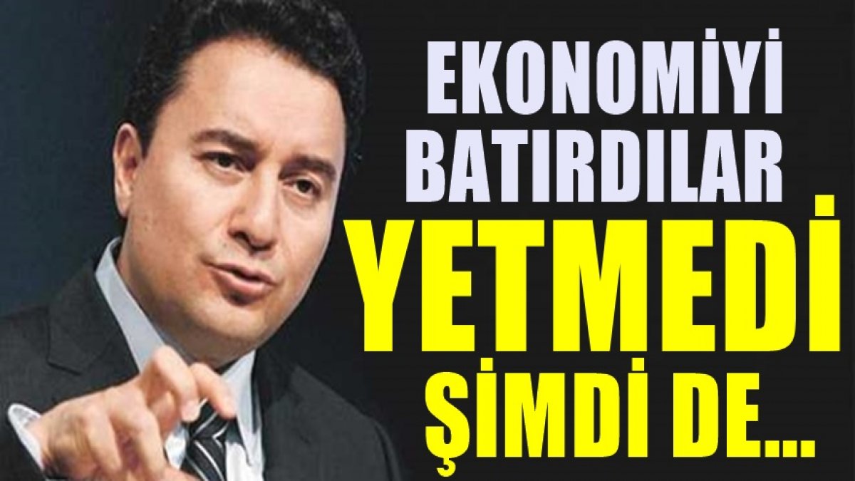 Ali Babacan AK PARTİ'ye muhalefeti hızlandırdı! Sorulamayan soruyu sordu