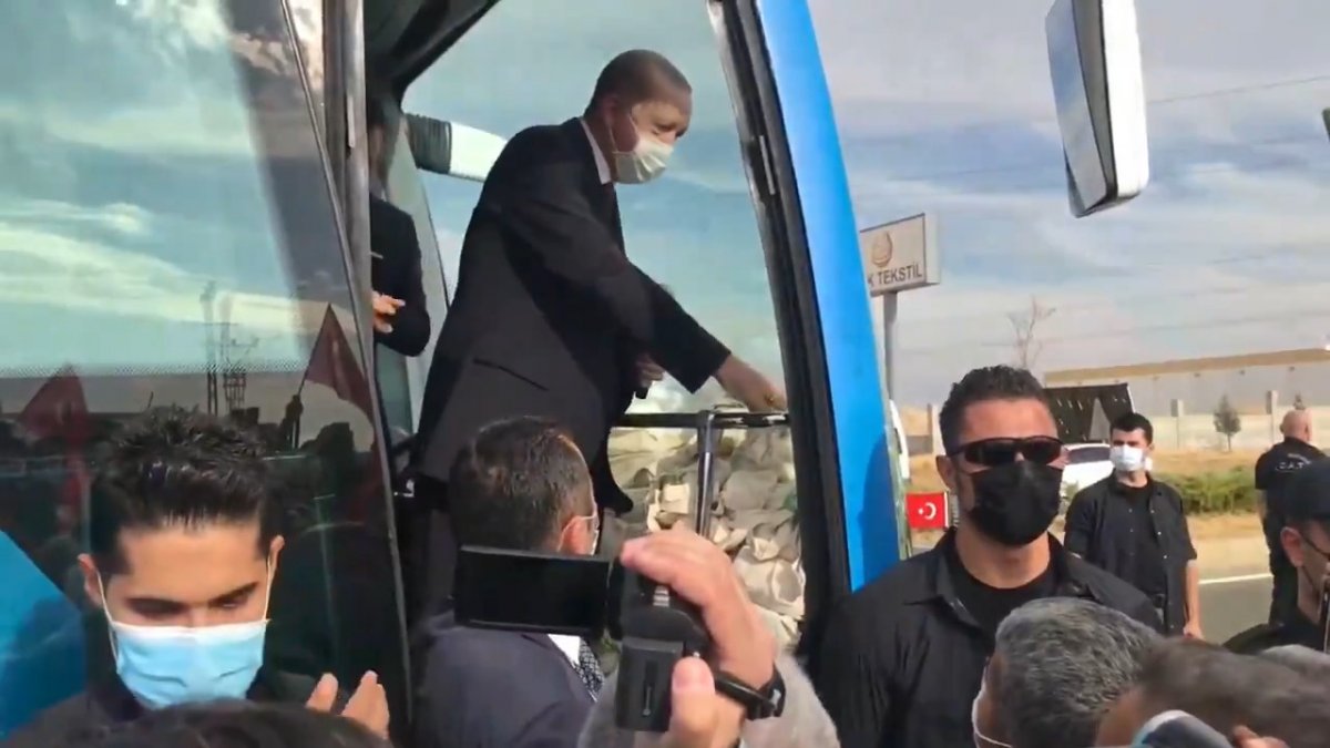 Cumhurbaşkanı Erdoğan ile esnaf arasında ilginç diyalog