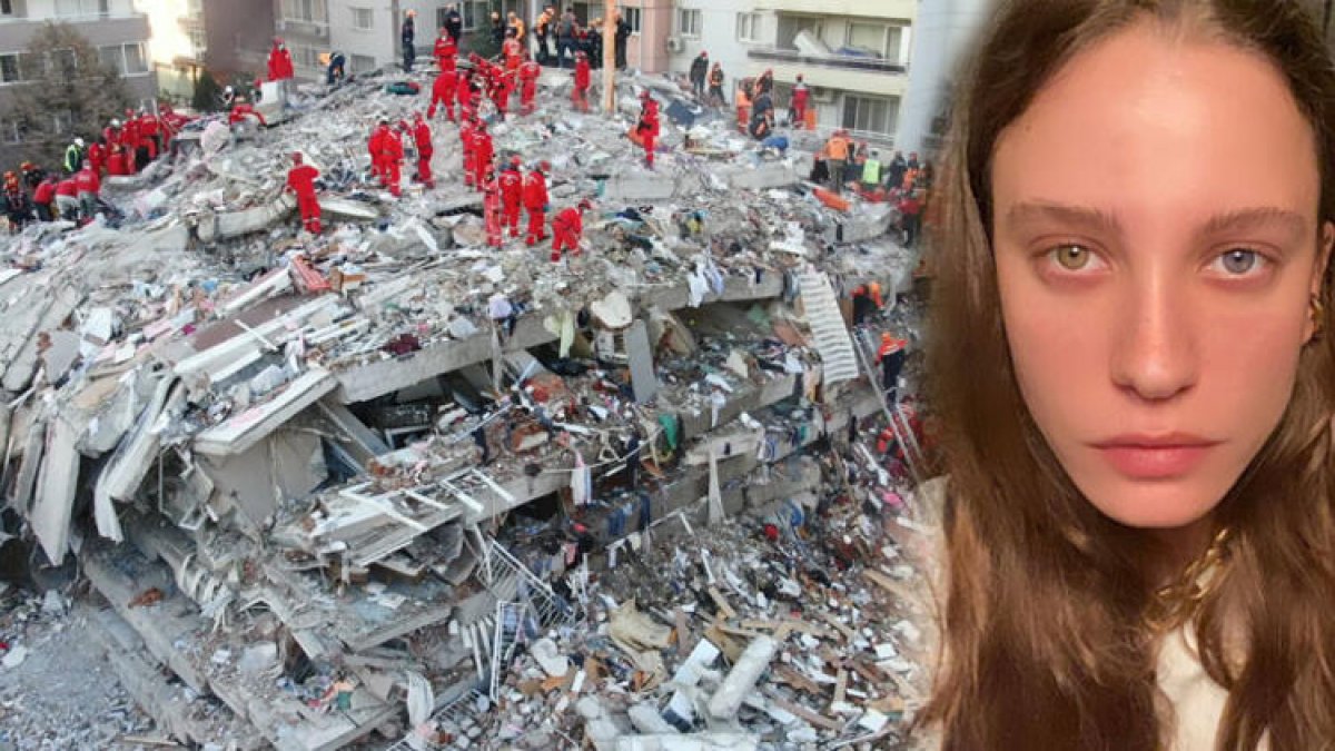 Depreme dönüş yolunda yakalanan Serenay Sarıkaya o anları anlattı.