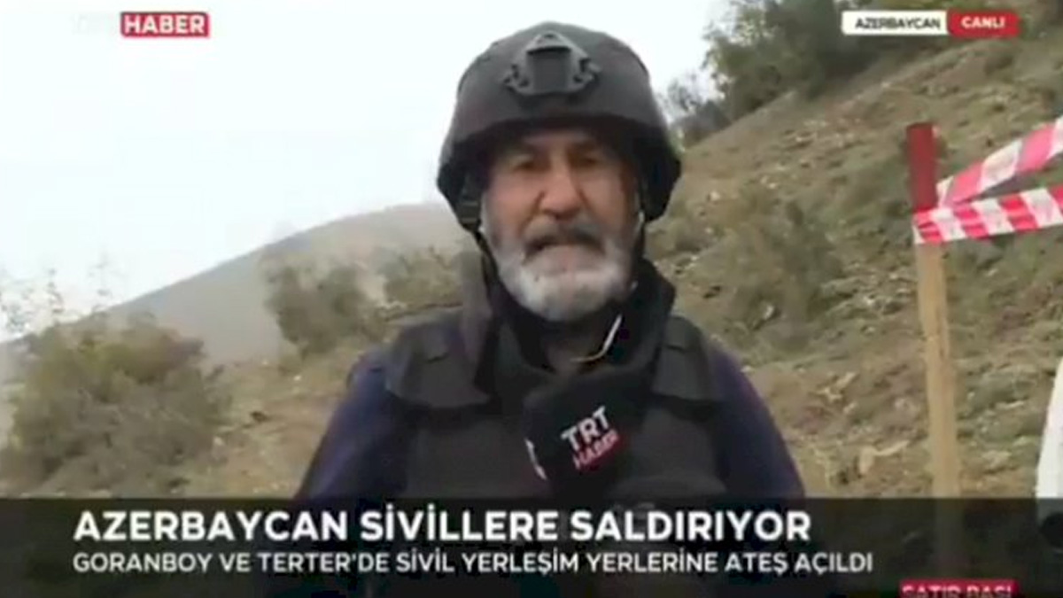 TRT'den bir skandal daha. Azerbaycan sivilleri vuruyormuş!