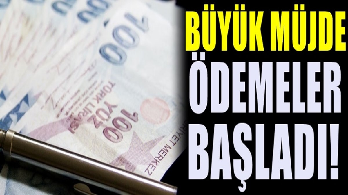 Beklenen açıklama geldi hesabınızı hemen kontrol edin ödemeler yatmaya başladı.