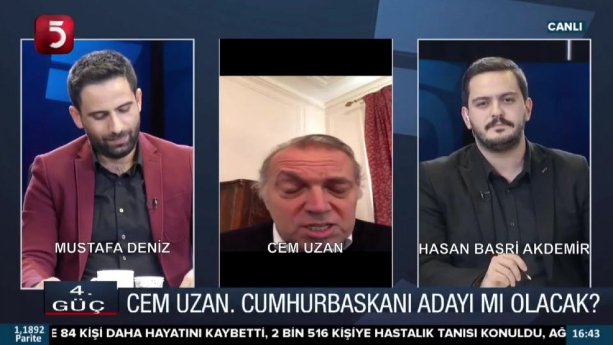 Cem Uzan tek bir şartla Cumhurbaşkanı adayı olacağını açıkladı