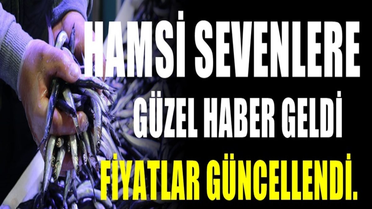 Yüzler gülecek tezgahlar doldu taştı. Hamsi fiyatları güncellendi, büyük düşüş var.