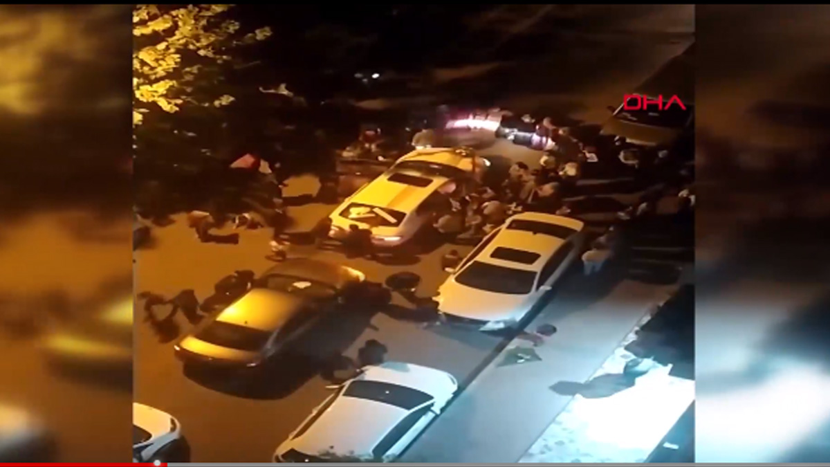 Ne koronayı taktılar ne maskeyi! Zılgıtlarlar eşliğinde halay çektiler
