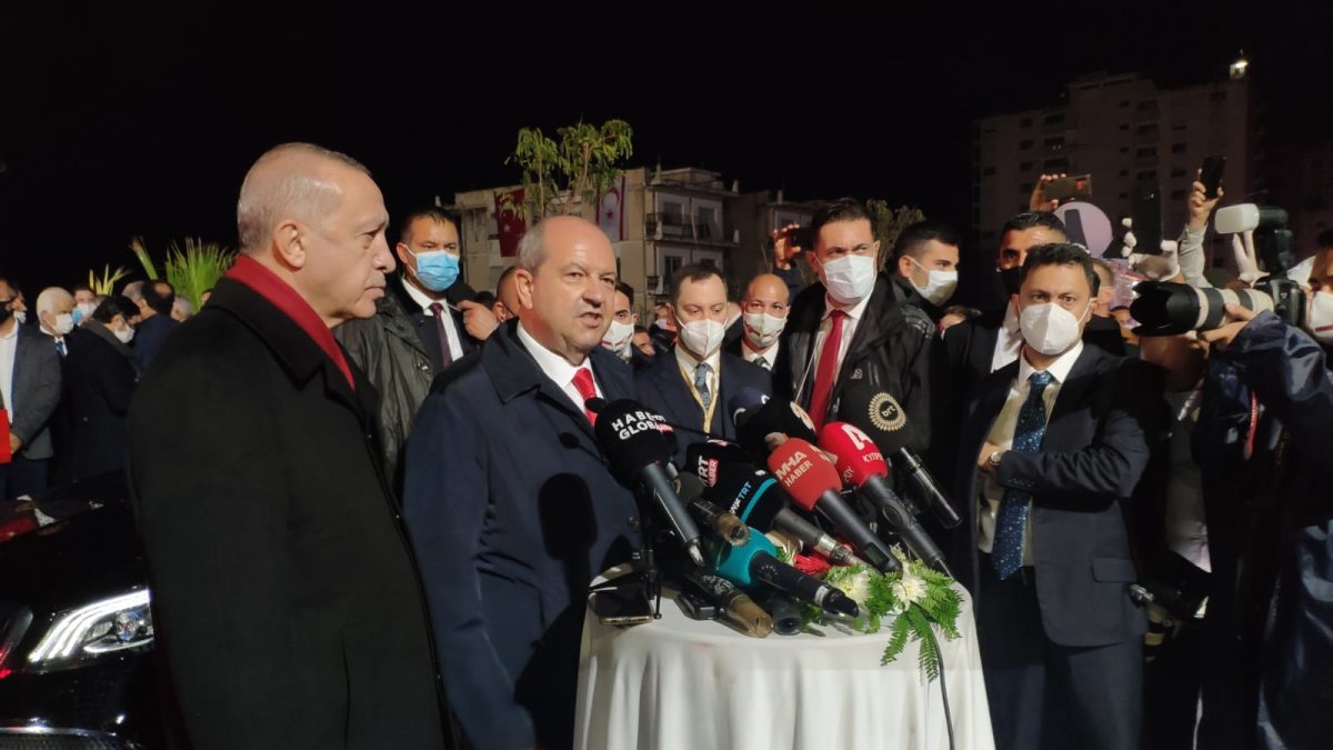 Dünyanın gözü oradaydı. Erdoğan bütün dünyaya Kapalımaraş restini çekti.
