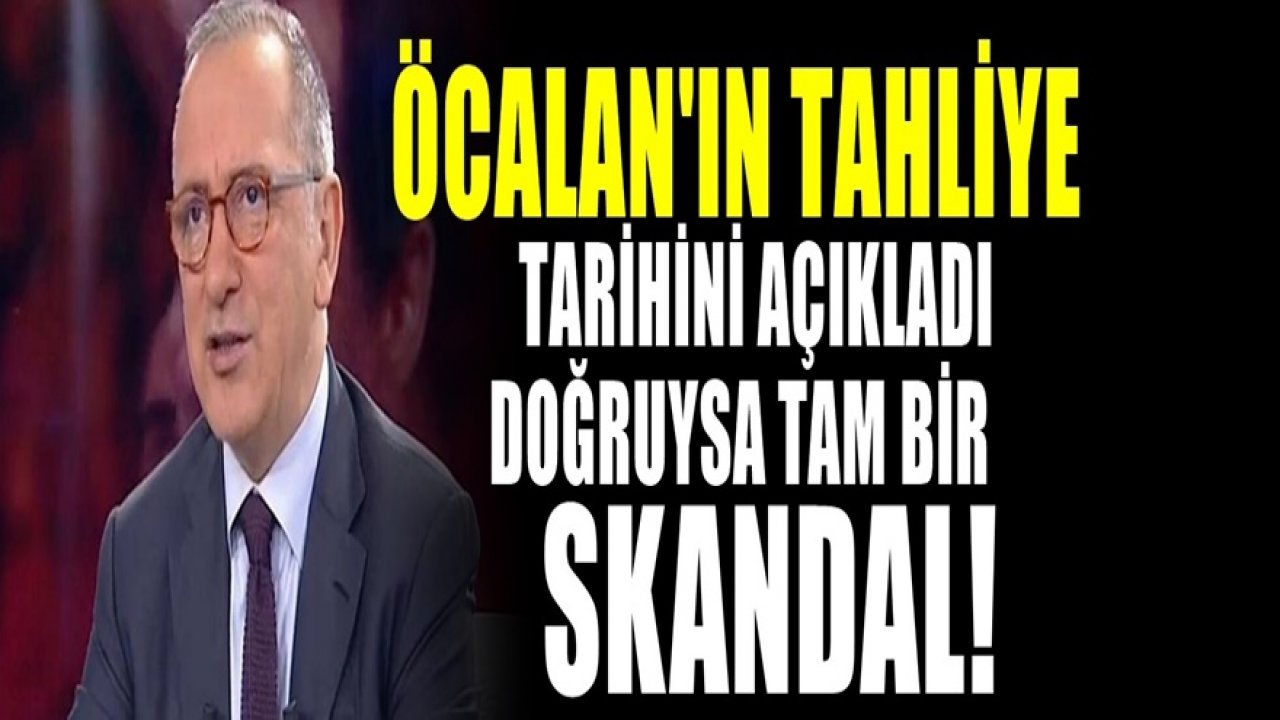 Fatih Altaylı'dan tartışma yaratacak skandal yazı! Öcalan'ın tahliye edileceği tarihi duyurdu