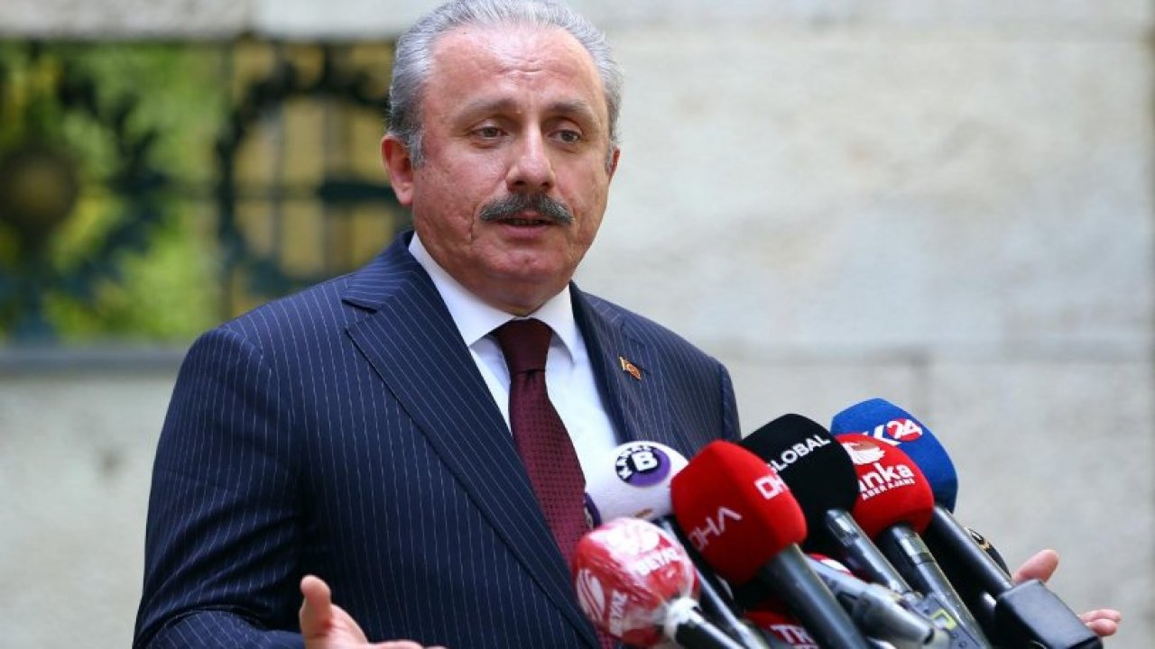 TBMM Başkanı Mustafa Şentop, "Cumhurbaşkanı taraflıdır, siyasi parti üyesidir"