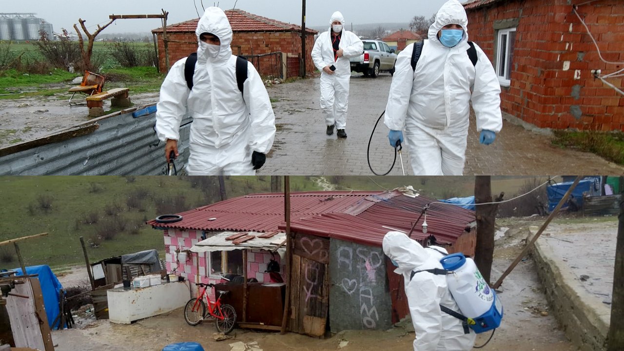 Koronavirüsle mücadele bizden sorulur, "Hayırlı olsun" demeye geldi mahalle karantinaya alındı