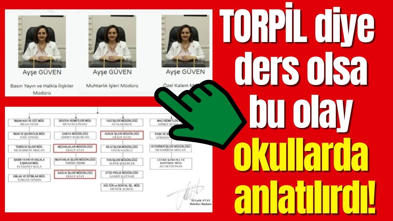 Bu olay şimdiye kadar yapılmış torpiller arasında zirveye oynar! Aynı kişiye bakın kaç müdürlük verilmiş
