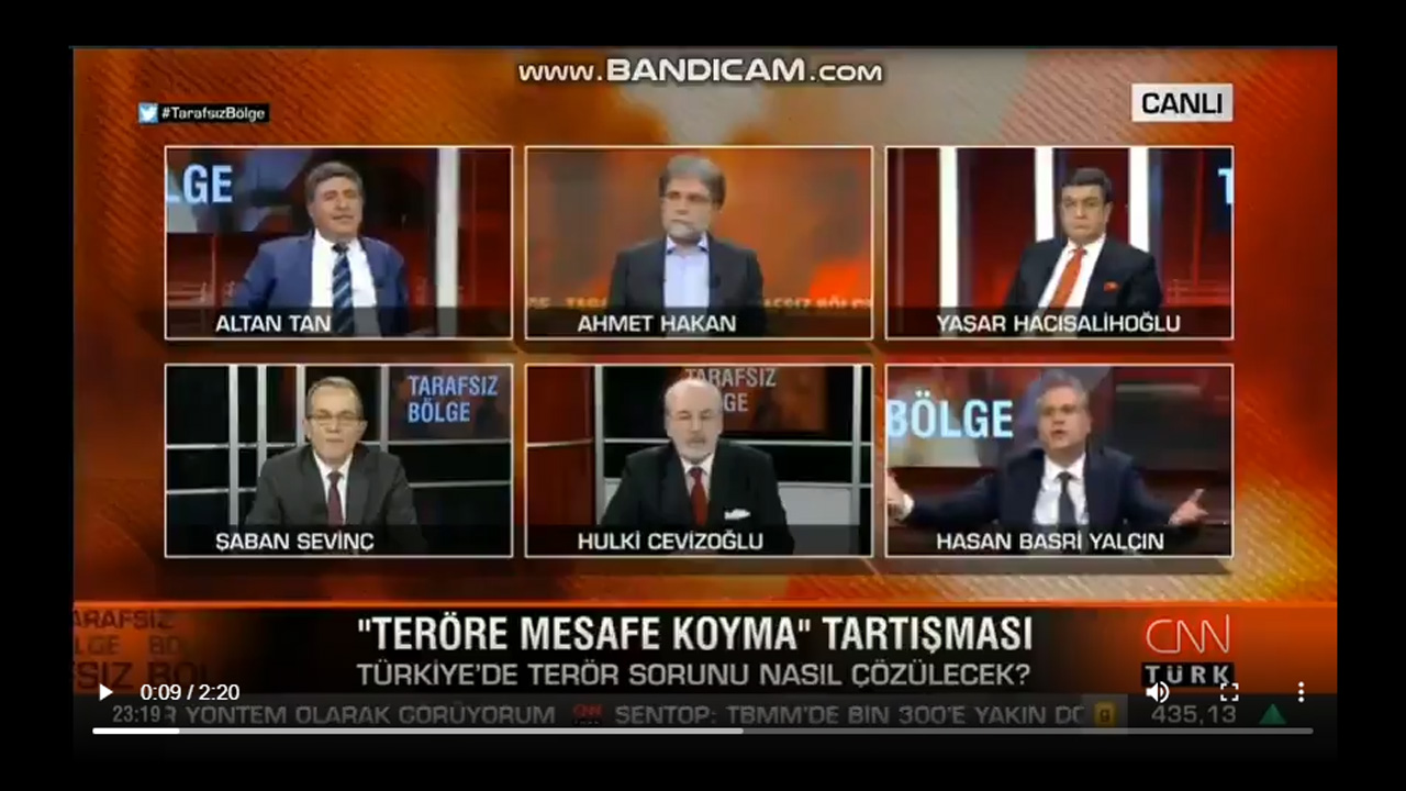 Tarafsız Bölge’de PKK gerginliği Hulki Cevizoğlu canlı yayını terk etti