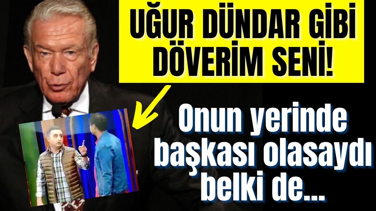 Güldür Güldür'de Onur Buldu'nun rol icabı söylediği "Uğur Dündar gibi döverim seni" sözlerine tepki geldi