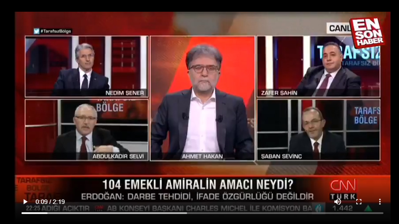 Canlı yayında FETÖ kavgası çıktı, Ahmet Hakan canlı yayını kesti